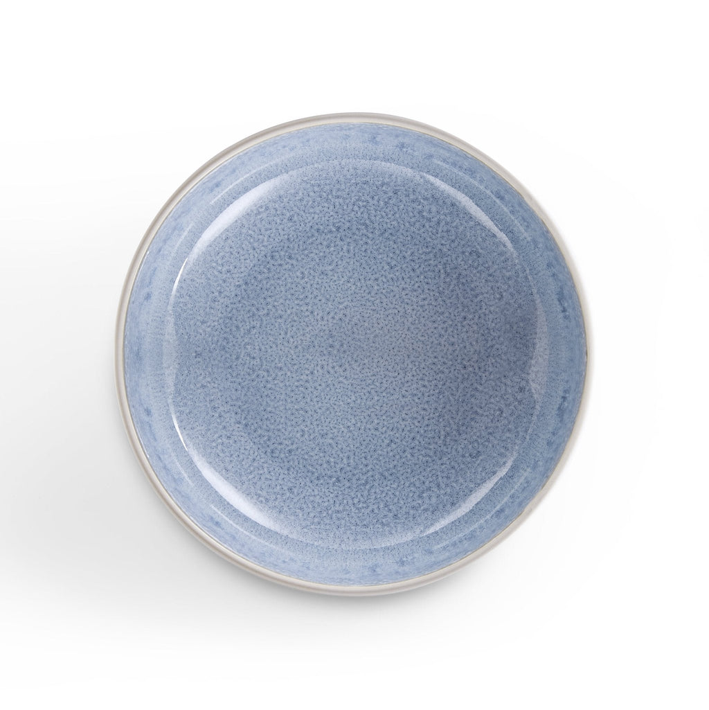Sutton Stoneware Set of 4 Cereal Bowls - Light Blue - DUSK