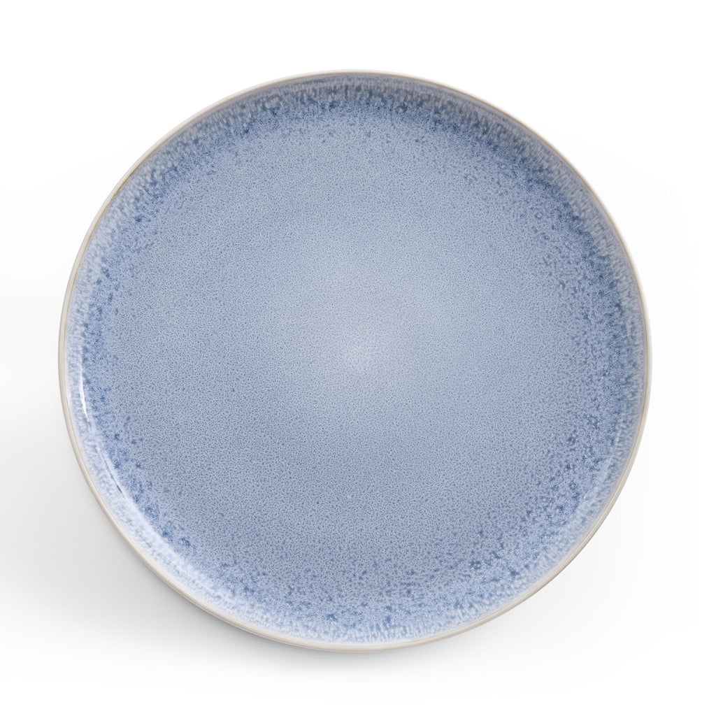 Sutton Stoneware Set of 4 Dinner Plates - Light Blue - DUSK