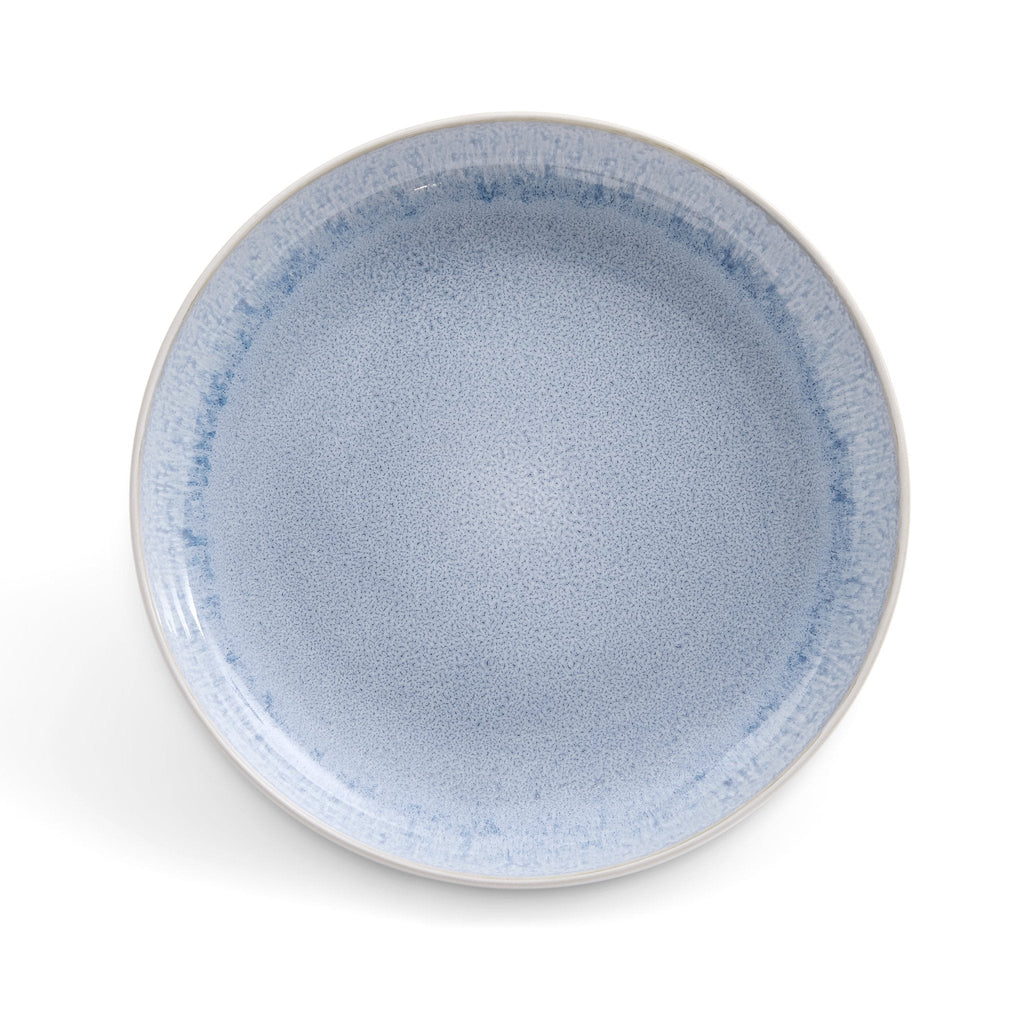 Sutton Stoneware Set of 4 Pasta Bowls - Light Blue - DUSK