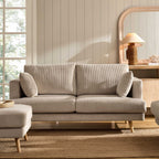 Sweden 2 Seater Sofa - Rib Ecru - DUSK