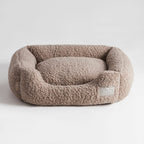 Teddy Basket Dog Bed - Taupe - DUSK