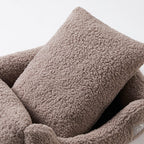 Teddy Basket Dog Bed - Taupe - DUSK