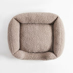Teddy Basket Dog Bed - Taupe - DUSK