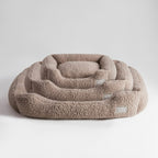 Teddy Basket Dog Bed - Taupe - DUSK