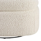 Tilly Swivel Accent Chair - Popcorn Teddy - DUSK