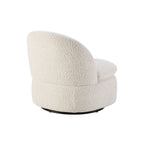 Tilly Swivel Accent Chair - Popcorn Teddy - DUSK
