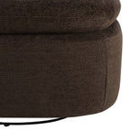 Tilly Swivel Accent Chair - Textured Cappuccino - DUSK