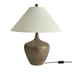 Tribeca Resin Table Lamp - Black - DUSK