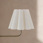 Trinity Pleated 2 Light Chandelier - Gold - DUSK