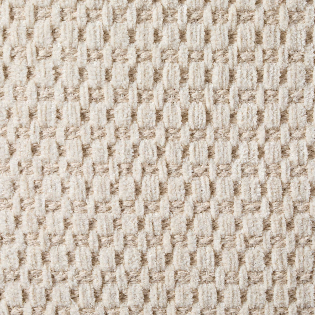 Tufted Chenille Sofa Cushion Cover - Cream/Black - DUSK