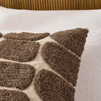 Tufted Pattern Cushion Cover - Taupe - DUSK
