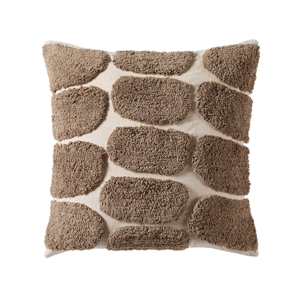 Tufted Pattern Sofa Cushion Cover - Taupe - DUSK