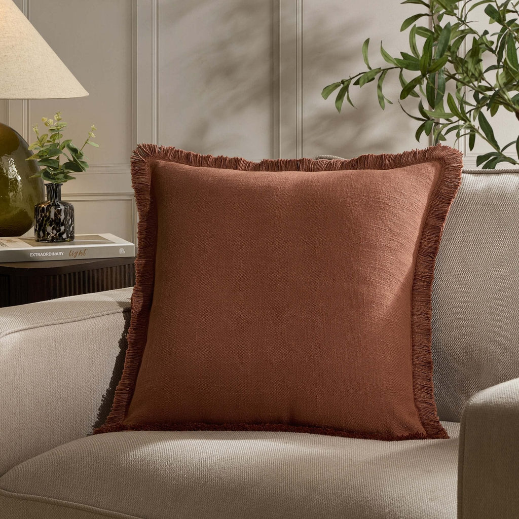 Tufted Sofa Cushion Cover - Burnt Orange - DUSK