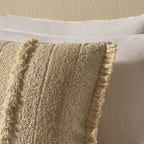 Tufted Stripe Cushion Cover - Natural - DUSK