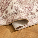 Uma Persian Style Machine Washable Rug - Brown - DUSK