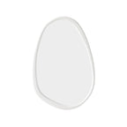 Uma Wood Pond Mirror - White - DUSK