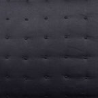 Vienna Quilted Cushion Cover - Black - DUSK