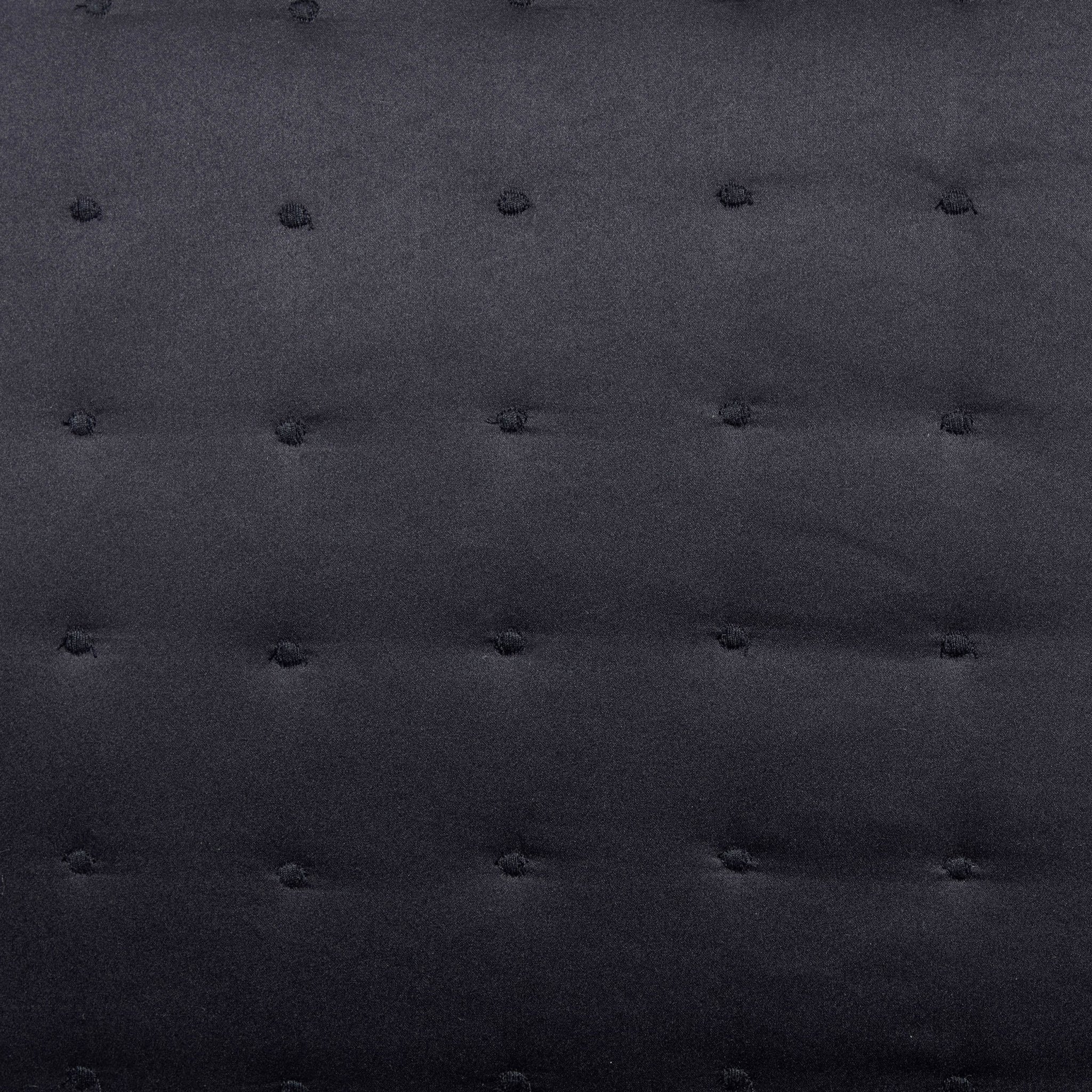 Vienna Quilted Cushion Cover - Black - DUSK