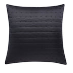 Vienna Quilted Cushion Cover - Black - DUSK