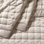 Vienna Quilted Satin Bedspread 2.5m x 2.6m - Champagne - DUSK