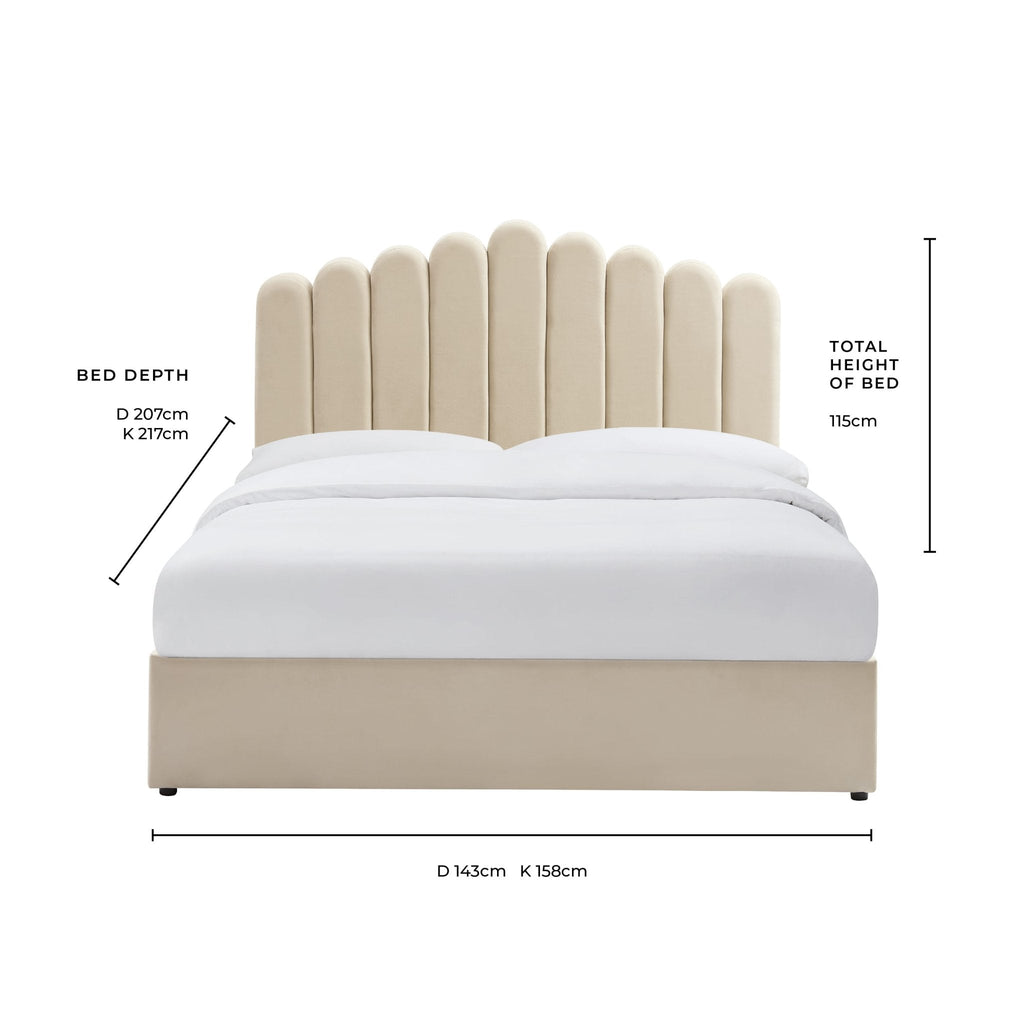 Washington Ottoman Storage Bed - Ecru - DUSK