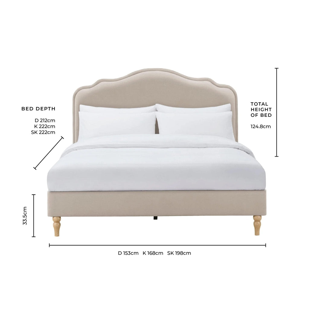 Wiltshire Bed Frame - Berry - DUSK
