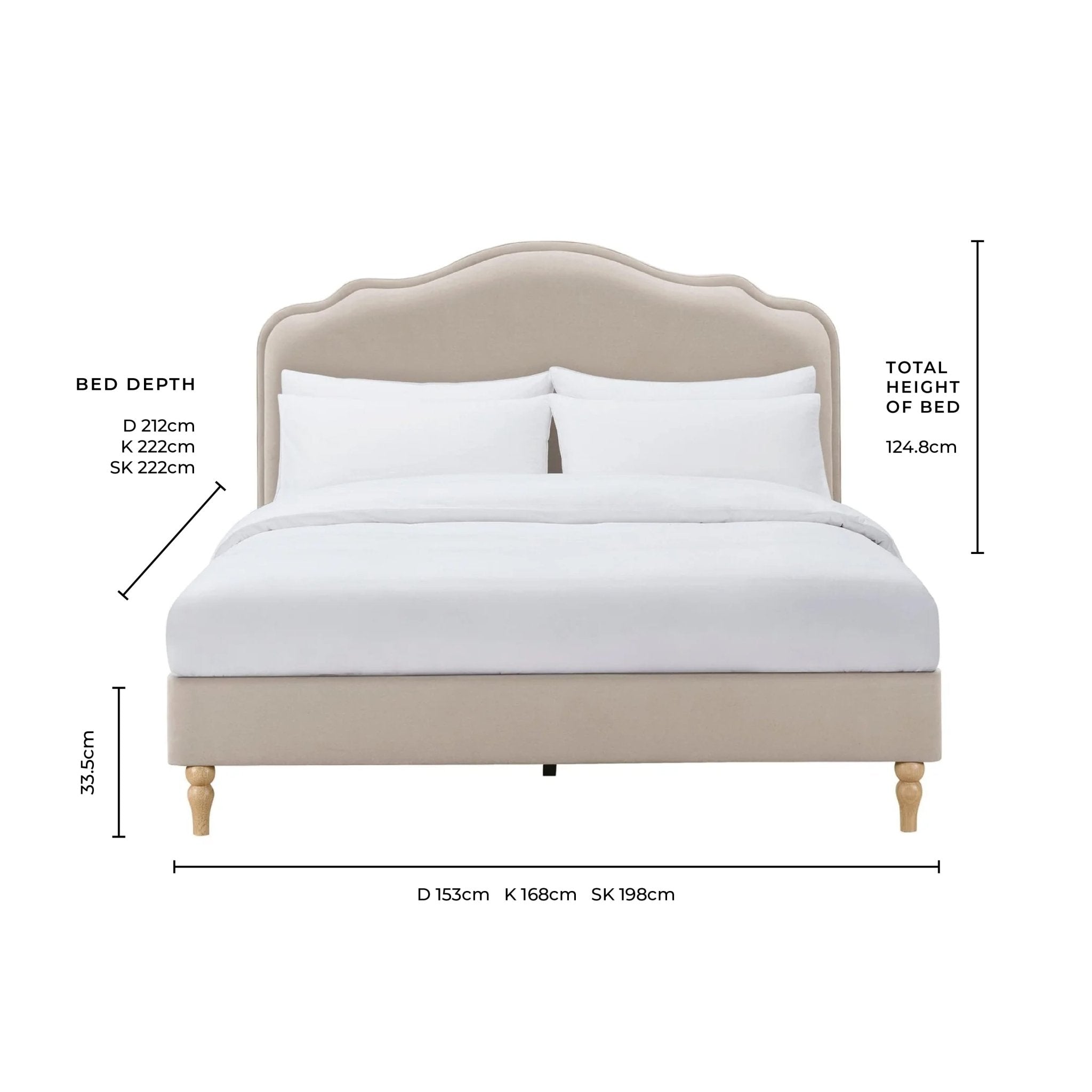 Wiltshire Bed Frame - Berry - DUSK