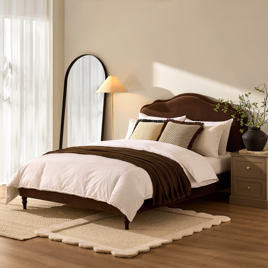 Wiltshire Bed Frame - Cappuccino - DUSK
