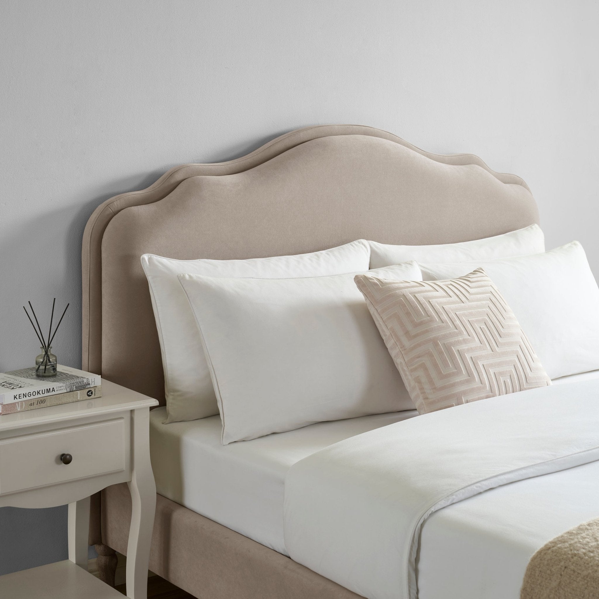Wiltshire Bed Frame - Stone - DUSK