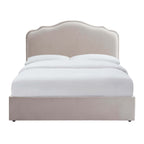 Wiltshire Chenille Ottoman Storage Bed - Light Grey - DUSK