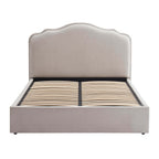 Wiltshire Chenille Ottoman Storage Bed - Light Grey - DUSK