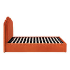 Wiltshire Ottoman Storage Bed - Bright Orange - DUSK