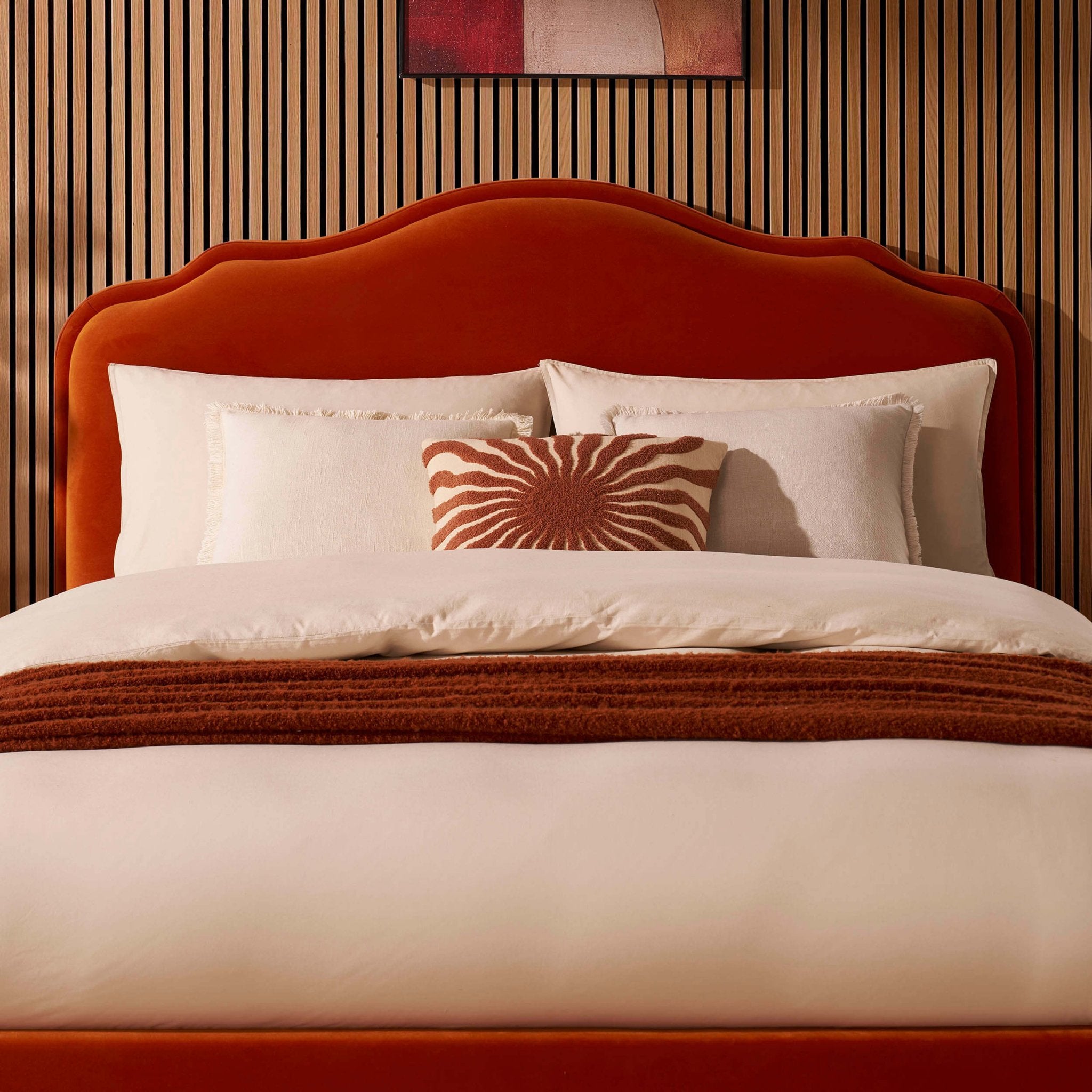 Wiltshire Ottoman Storage Bed - Bright Orange - DUSK