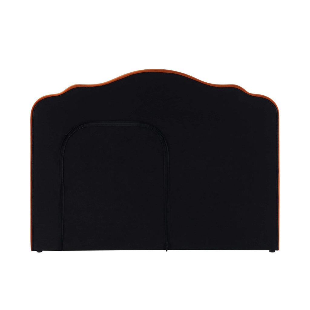 Wiltshire Ottoman Storage Bed - Bright Orange - DUSK