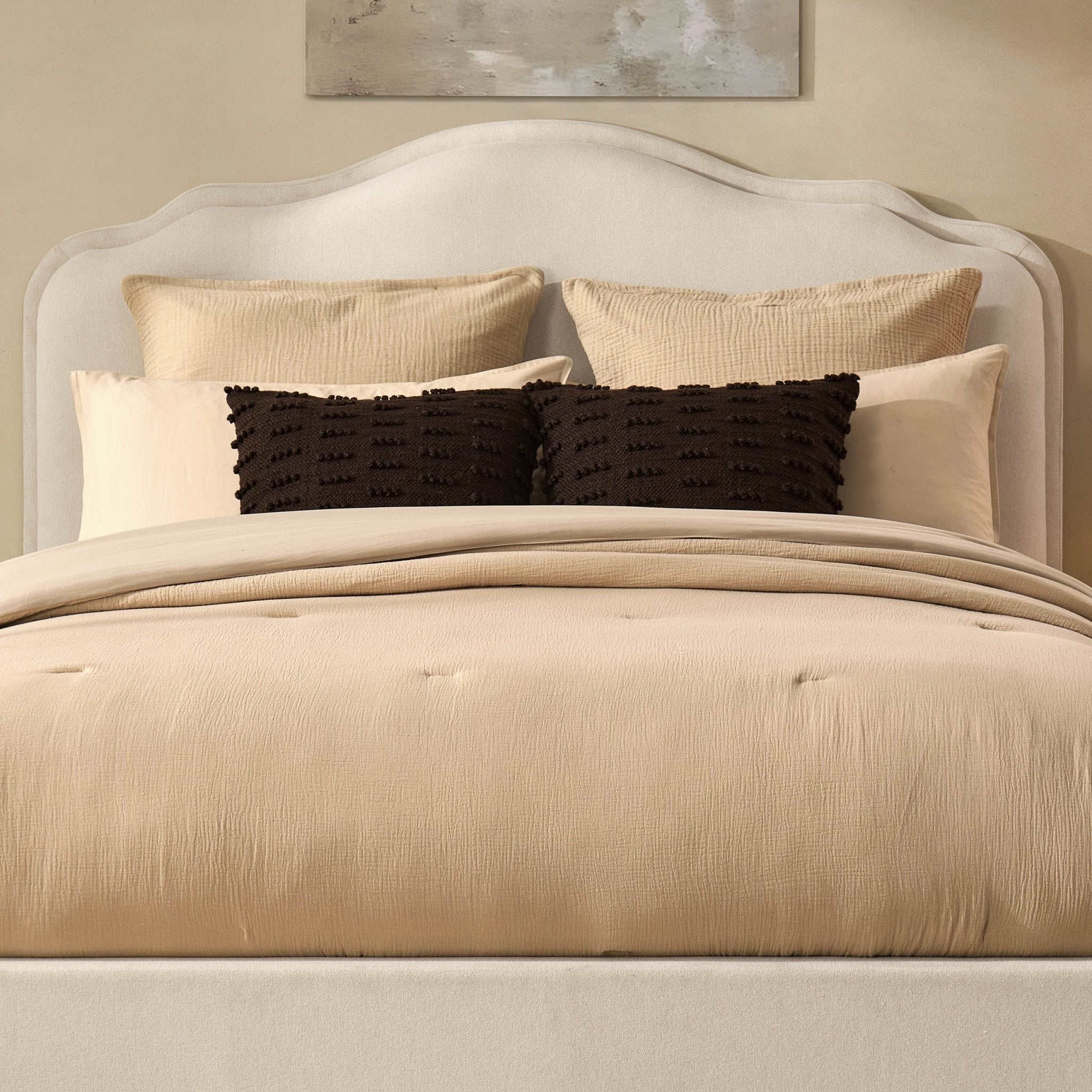 Wiltshire Ottoman Storage Bed - Cream Linen - DUSK