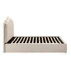 Wiltshire Ottoman Storage Bed - Cream Linen - DUSK
