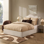 Wiltshire Ottoman Storage Bed - Cream Linen - DUSK