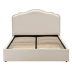 Wiltshire Ottoman Storage Bed - Cream Linen - DUSK
