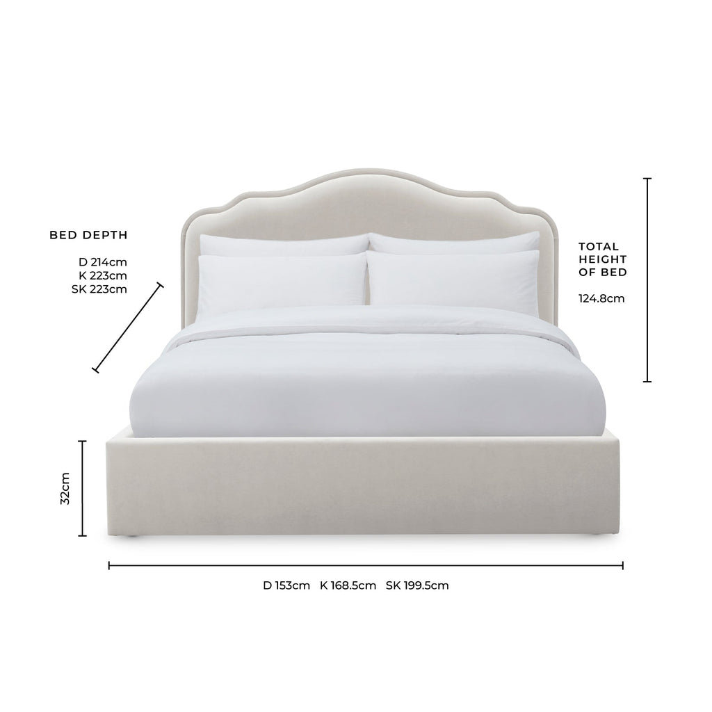 Wiltshire Ottoman Storage Bed - Light Green - DUSK