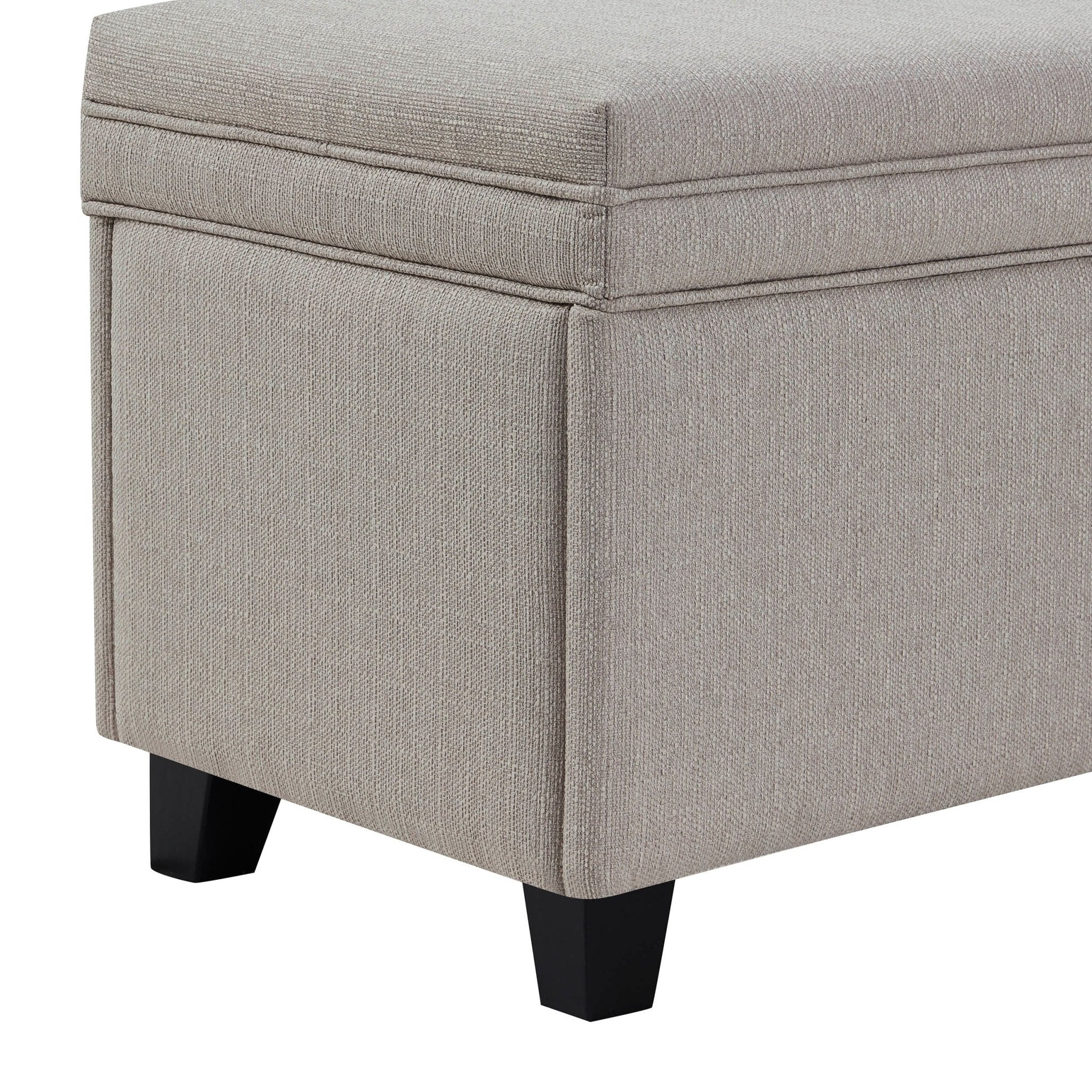 Windermere Storage Ottoman - Stone Grey - DUSK