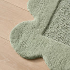 Wool Scallop Edge Rug - Sage - DUSK