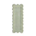 Wool Scallop Edge Runner - Sage - DUSK
