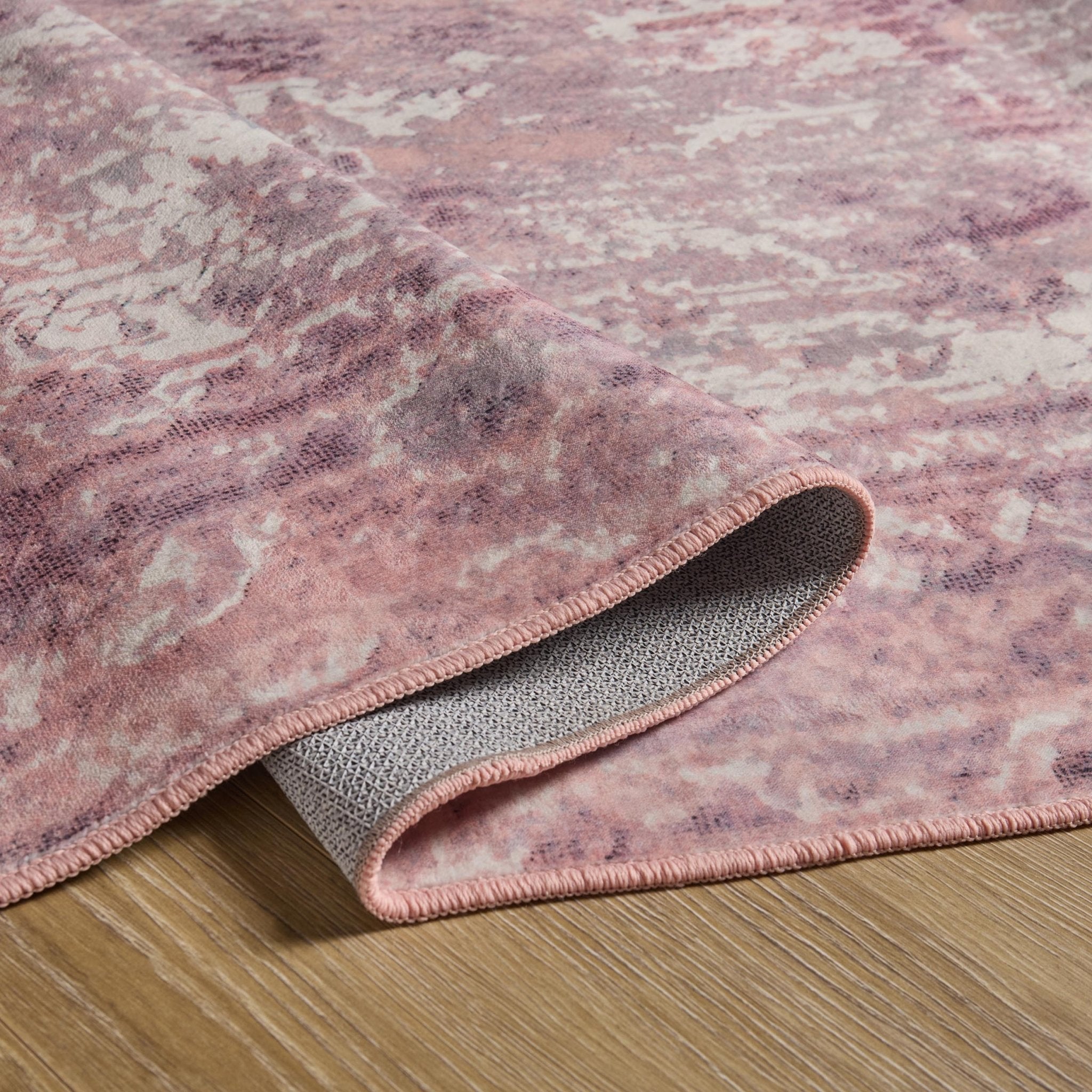 Zahra Persian Style Machine Washable Rug - Rose - DUSK