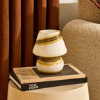 Zuri Mushroom Table Lamp - White - DUSK